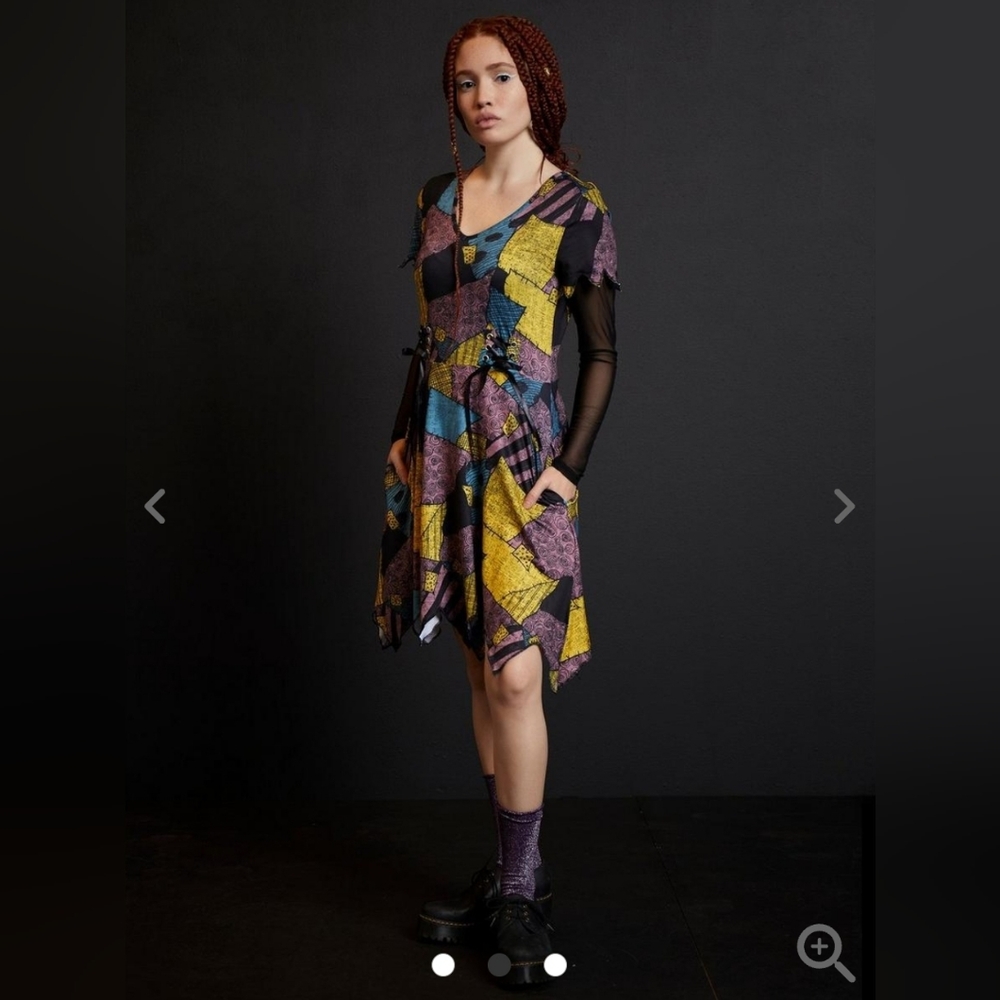 RARE Her Universe The Nightmare Before Christmas Sally Mesh Long-Sleeve Dress